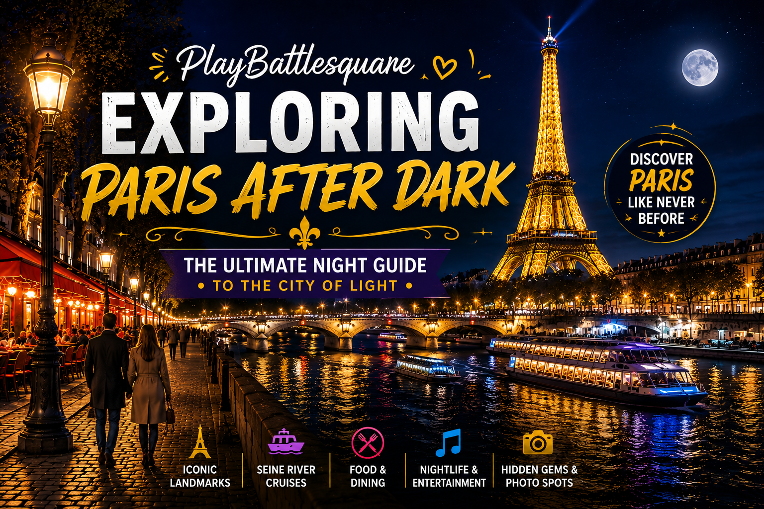 PlayBattlesquare Exploring Paris After Dark