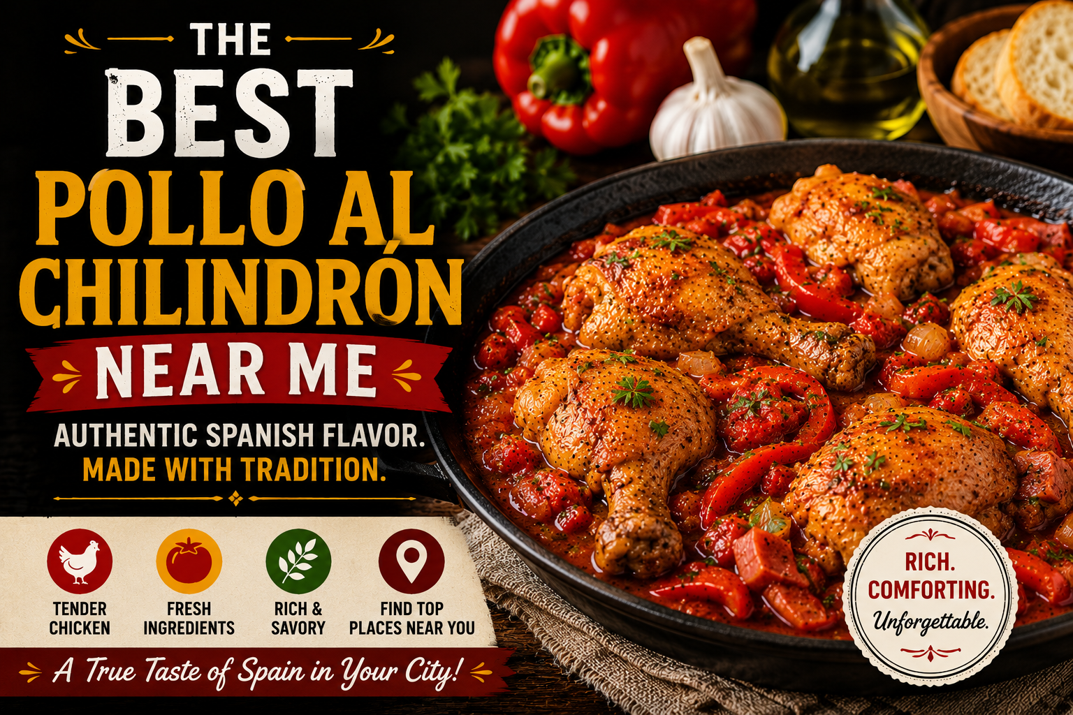 Best Pollo al Chilindron Near Me