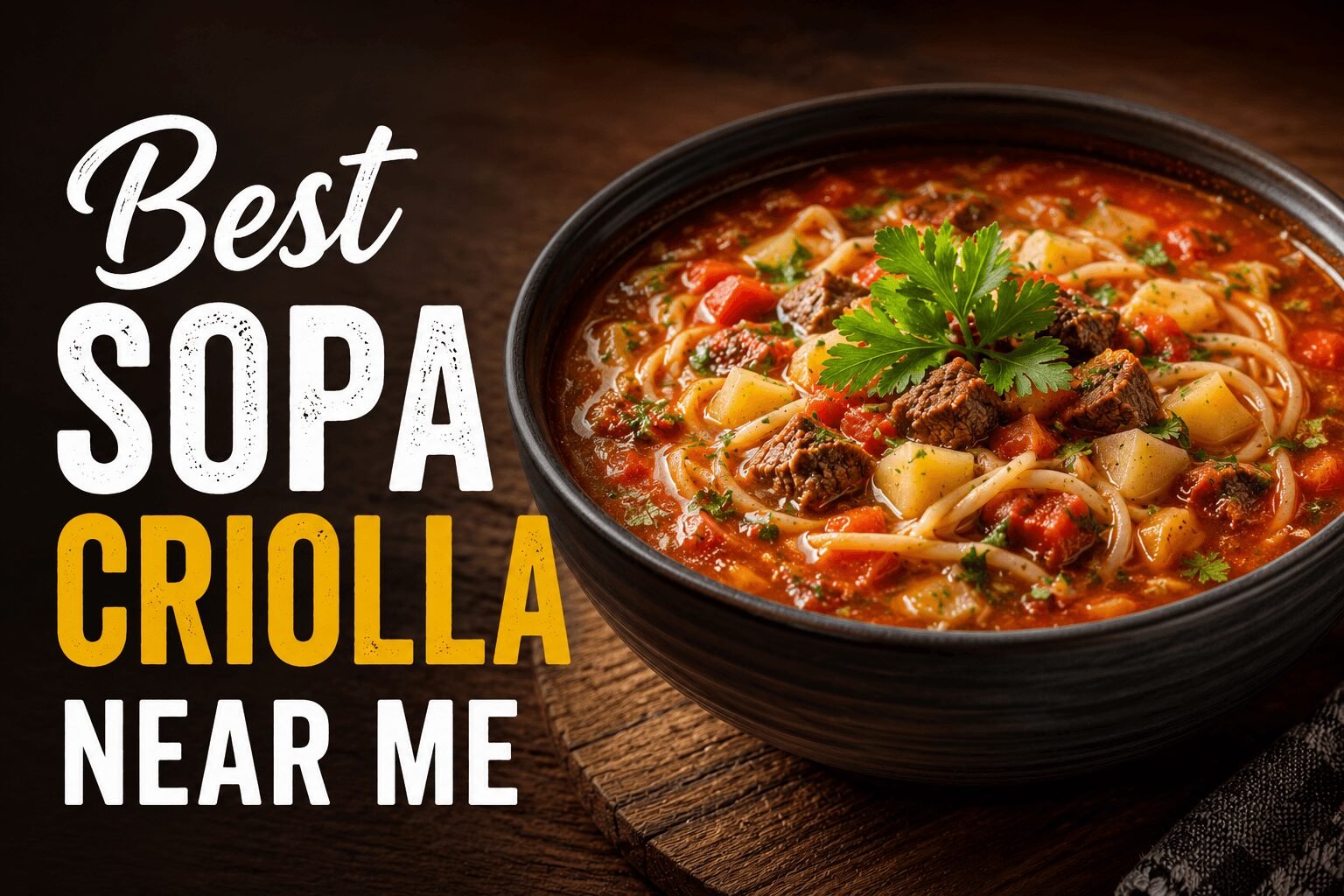 Best Sopa Criolla Near Me
